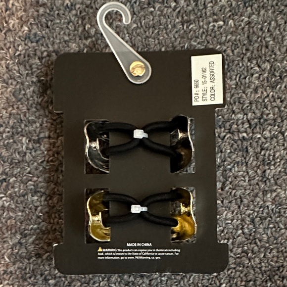 Vince Camuto Metallic Hair Ties Set